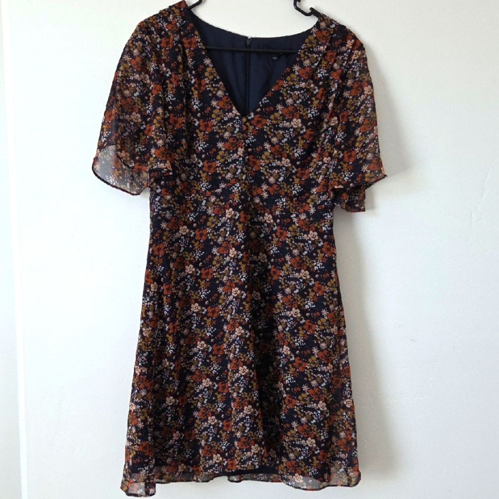Madewell Multicolor Floral Mini Dress - Picture 4 of 9